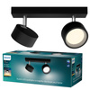 LED-Reflektor-Deckenleuchte 11W 1100lm 2700K Schwarz Bruder Philips