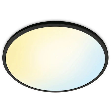 Plafond LED-Deckenanbauleuchte 32W CCT Schwarz SMART WiFi WiZ