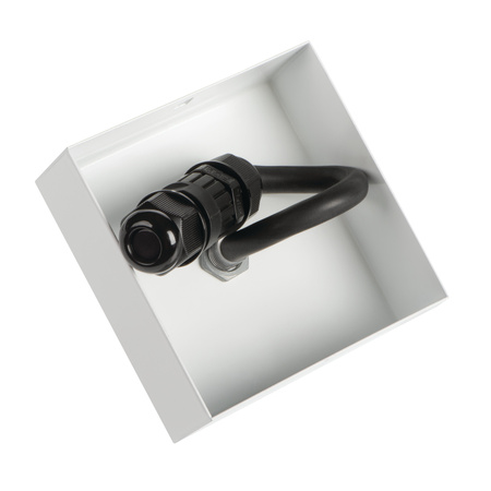 LED-Deckenleuchte 9W 1300lm 3000K Warm 95° IP54 Anbauleuchte Schwarz KANLUX