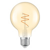 LED Dekorative G80 Glühbirne E27 4.9W = 40W 470lm 2200K Warm CRI90 300° Amber Dimmbar Vintage 1906 Osram
