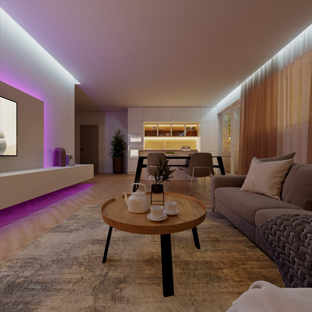 LED-Streifen RGB 5m dimmbar Multicolor-Fernbedienung Philips