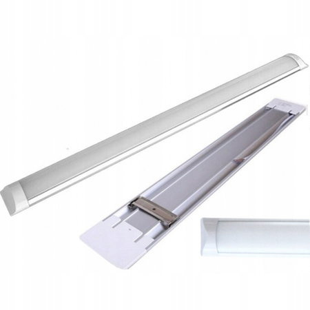 LED-Linienanbauleuchte 18W 6500K Kalt 120° Weiß 60cm Masterled