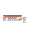 5x LED Lampe GU10 4.5W = 50W 350lm 3000K Warm 36° CRI90 DIMMABLE OSRAM Parathom