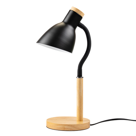 Schreibtischlampe Schule Zeichentisch Dekorativ E27 NIKO Schwarz Lumiled