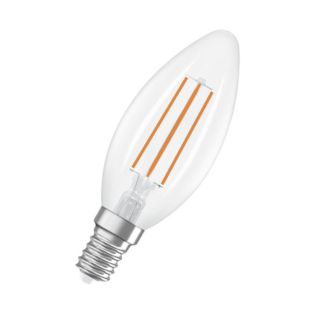 2x LED-Lampe B35 Kerze E14 2.2W = 40W 470lm 2700K Warm 320° 214lm/W CLASSIC ENERGY EFFICIENCY Osram