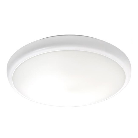 Plafond LED Badezimmer Deckenleuchte Anbau 22W lm 4000K neutralweiß 120° mit Bewegungssensor Rund Weiß IP65 Midas Masterled
