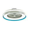45-W-Deckenventilator mit integriertem CCT-LED-Licht und RF-Fernbedienung Blue Ring VT-5022 V-TAC