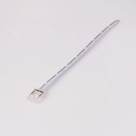 Steckverbinder für LED COB NEON MONO 8mm 1-seitig gewinkelt mit Leiter