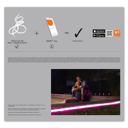 Dekorativer LED-Streifen 15W RGB+CCT SMART+ WiFi NEON Flex 3m IP65 LEDVANCE