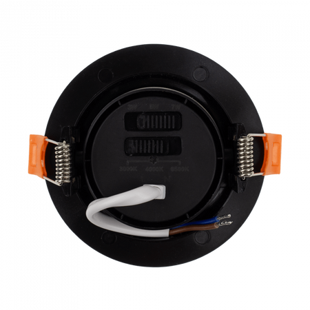 LED-Einbauleuchte 3W / 5W / 7W CCT Schwarz Rund DOWNLIGHT Ecolight