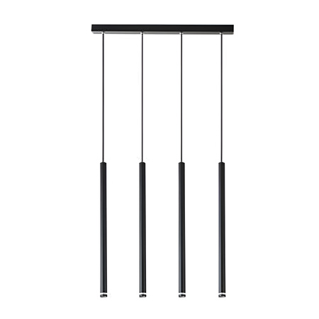 PIERO 4xG9 Verstellbare Pendelleuchte für die Decke Schwarz MASTERLED