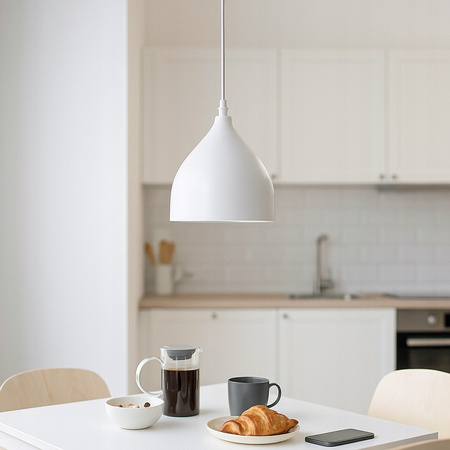 Masterled E27 Weiß Como Hängelampe