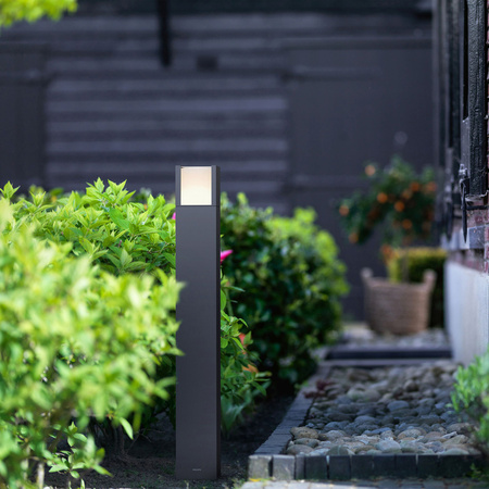 LED-Gartenleuchte ARBOUR 3.8W 2700K IP44 Mast 77cm Anthrazit PHILIPS