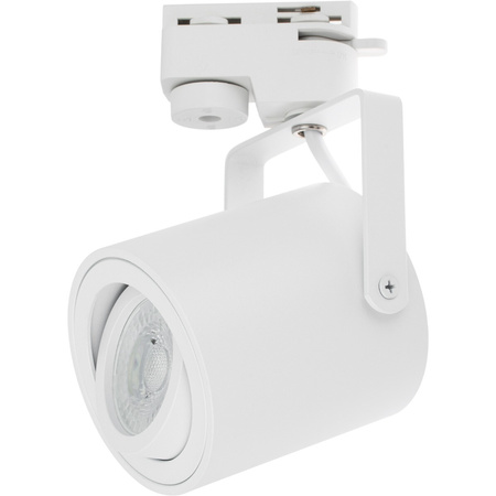 GU10 Mattweiße Schienenstrahlerlampe für einphasige Schienen