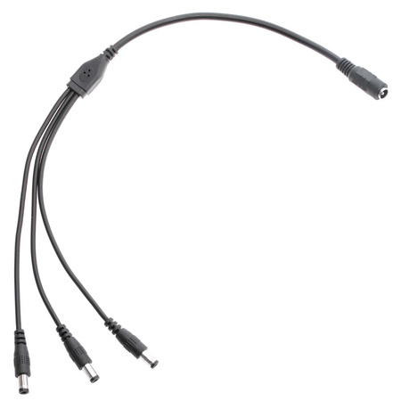 Buchse für DC 2,1/5,5 LED-Streifen mit drei männlichen Ausgängen