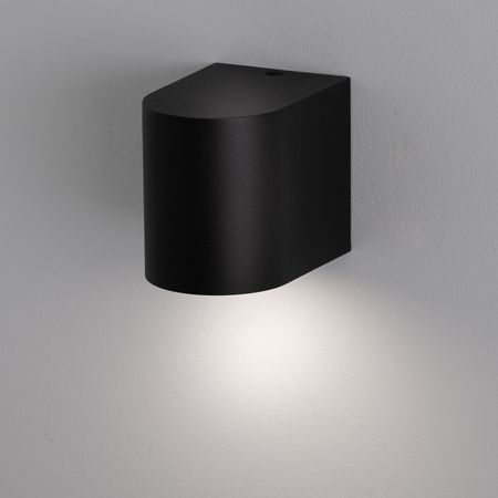 Wandleuchte Außen GU10, Garten-Wandleuchte Schwarz ALLIUM LUMILED