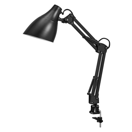 Tischlampe Schreibtisch Leuchte Stehend Clip Einstellbar E27 Schwarz USB-C Büro Linie Ledvance