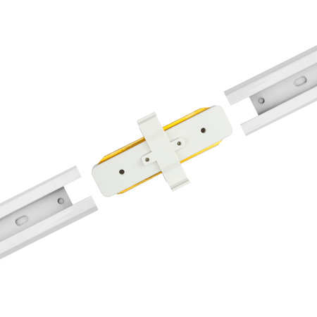 Gerader Steckverbinder für 1-Phasen-Stromschienen-System Weiß LUMILED