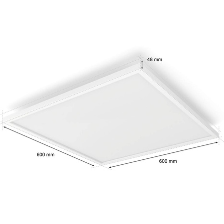 LED-Anbaupanel SURIMU 60W CCT RGB 60cm PHILIPS HUE Bluetooth Zigbee Deckenleuchte