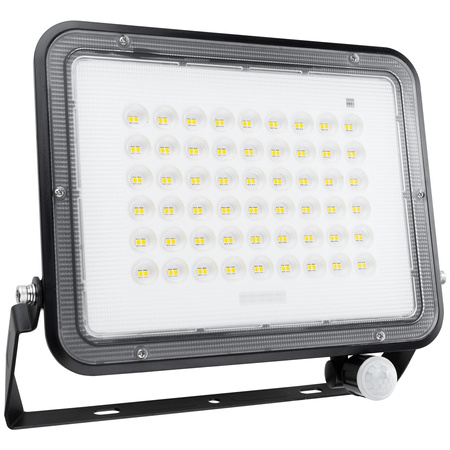 Solar LED Halogenstrahler 200W Gartenlampe 4000K IP65 PIR Bewegungsmelder + Fernbedienung FULGOR LUMILED