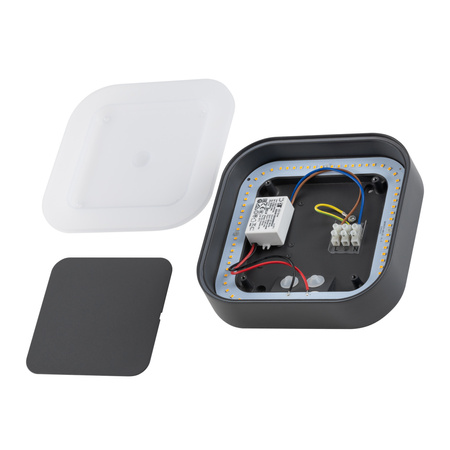 Outdoor-Decken-Gartenleuchte PUEBLA LED 9513 IP54 12W 3000K Decke Graphit Nowodvorski