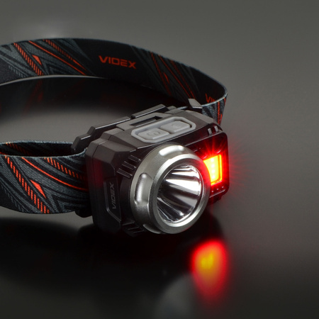 Wiederaufladbare LED-Stirnlampe 5W 5000lm 7 Modi USB-C Bewegungssensor Wasserdicht IP65 Videx