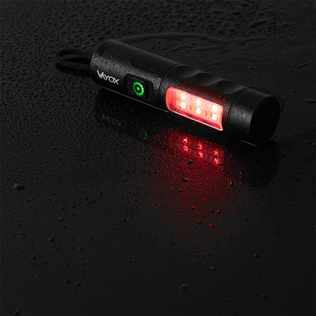 Wiederaufladbare LED-Taschenlampe Classic 5W 250lm Handheld Power LED + SMD VA0184 VAYOX