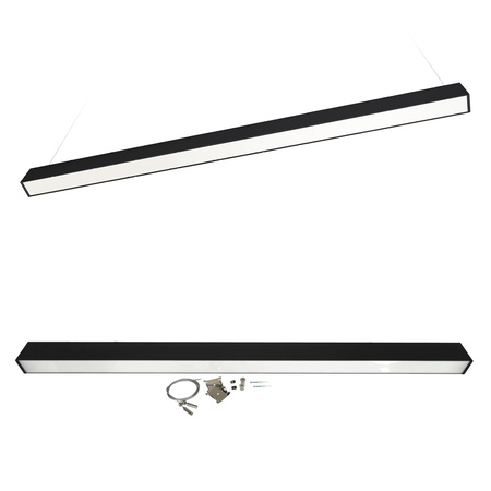 LED-Deckenleuchte 20W 2400lm CCT Schwarz Koline Kobi