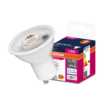 GU10 LED Leuchtmittel 6,9W = 50W 575lm 6500K kalt 120° OSRAM Value