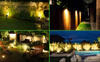 3x Solar-LED-Lampe, Solar Gartenleuchten IP65 3000K Schwarz RAGUS LUMILED