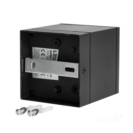 Außenstrahler GU10 Schwarz IP54 Querk Kobi