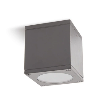 SPOT LED QUAZAR 17 GU10 IP44 Deckenleuchte KOBI ALUMINIUM Quadratisch Grau