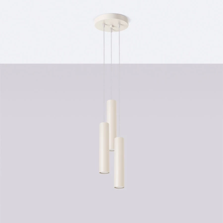 Hängelampe Tuba Spot 3x GU10 Beige Lagos Ocean Green SL.1482 Sollux