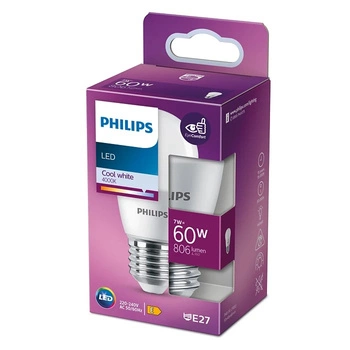 LED-Kugelbirne E27 P48 7W = 60W 806lm 4000K Neutral PHILIPS