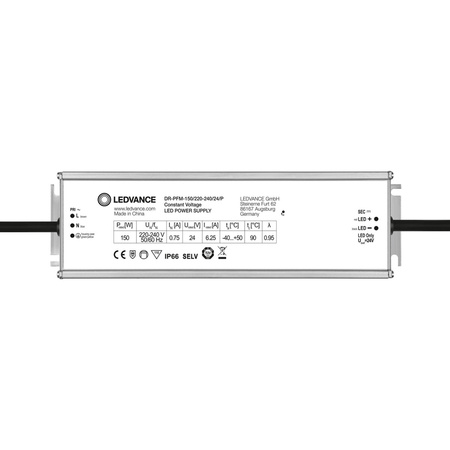 LED-Streifen 150W 24V DC IP66 Ledvance Konstantspannungsnetzteil
