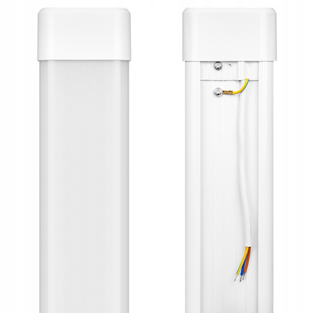 LED-Langfeldleuchte 36W 3820lm 4000K Neutral 120° Weiß Flat Masterled