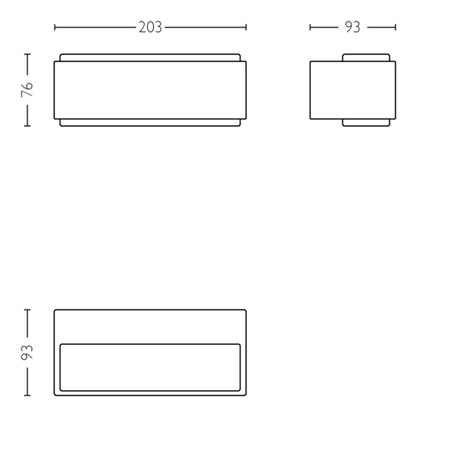 Gartenleuchte LED Wandleuchte STRATOSPHERE myGarden 2x4,5W 2700K IP44 Oben-Unten Anthrazit PHILIPS