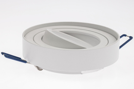 Einbaustrahler GU10, Einbauspot HALOGEN 20mm Runde Tube beweglich Weiß MIDI LUMILED