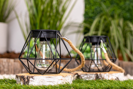 LED Solar Hängelampe Outdoor Gartenlaterne 3000K IP44 Dämmerungssensor