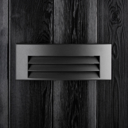 Gartenwandleuchte Elevation Außenleuchte E27 Dunkelgrau IP54