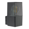 Gartenlampe LED Wandleuchte DENVER E27 IP44 16,5cm quadratisch
