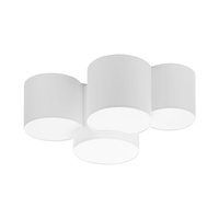 MONA WHITE Deckenaufbauleuchten Deckenleuchte Weiß Modern 4xE27 3442 TK Lighting