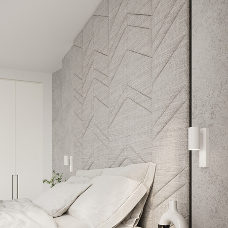 LED UTTI GU10Wandleuchte unten Weiß SOLLUX