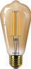 Edison LED Lampen E27 ST64 5,8 W = 50 W, 640 lm, 2200 K, warmes Filament, bernsteinfarben, PHILIPS, dimmbar