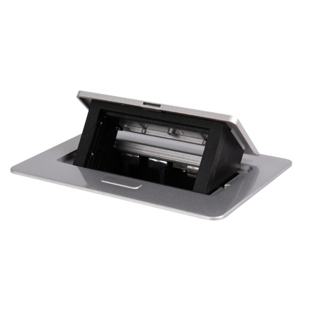 Tischbox BIURO+ 12,3x17cm Silber KANLUX