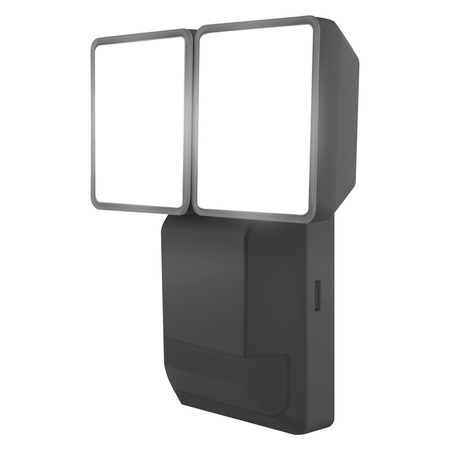 LED-Fluter 16W 1500lm 4000K IP55 Grau mit Bewegungs- und Dämmerungssensor LEDVANCE Pro Spot Endura