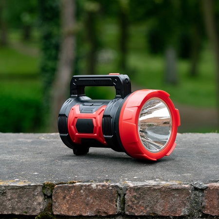 Wiederaufladbarer Suchscheinwerfer Handgerät Leistungsstark 10W 400lm VA0124 VAYOX