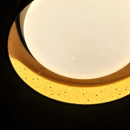 Plafond LED-Deckenleuchte 18W 1850lm 4000K Neutral 120° Weiß Gold Grau Toulouse Sanico Goldlux