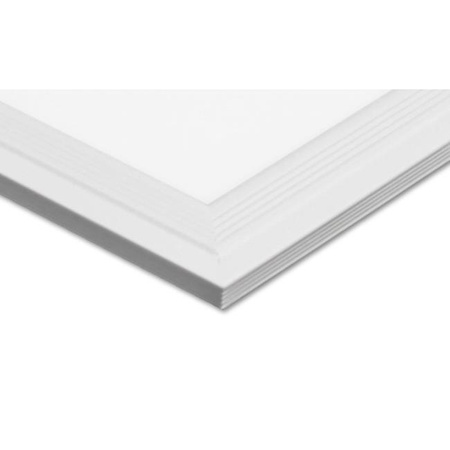 LED-Panel-Deckenleuchte Kassette 40W 4400lm 4000K neutralweiß UGR19 Abgependelt IP44 Quadratisch Weiß Lumio Masterled