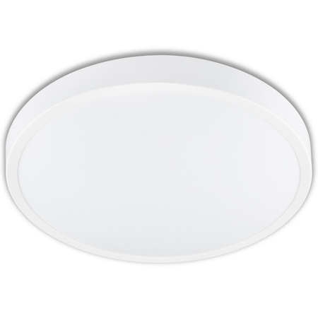 LED Decke Plafond Badezimmer Aufbaulampe 12W 4000K IP44 ZOE Weiß 30cm